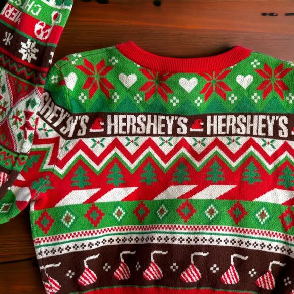 Chocolate Crop Sweater Hersheys x Forever 21 Collective Medium long sleeve - Picture 6 of 13